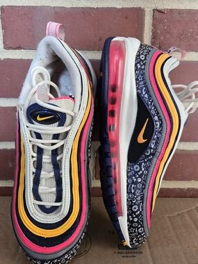 Nike Air Max 97 Have A Nike Day GS Youth 6Y Women’s 7.5 Neon Doodle